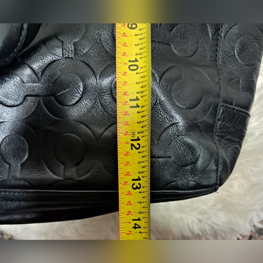 Unisex COACH Op Art Business Tote - Picture 8 of 10